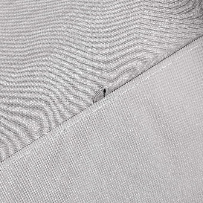 Collapsible Cube Storage Organizer Bins, 6-Pack, 10.5 x 10.5 x 11 inches, Light Grey